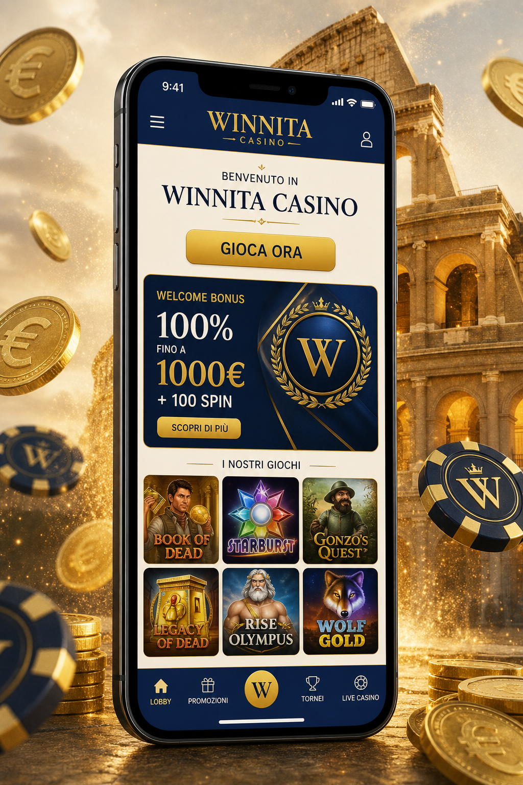 Winnita Casino mobile
